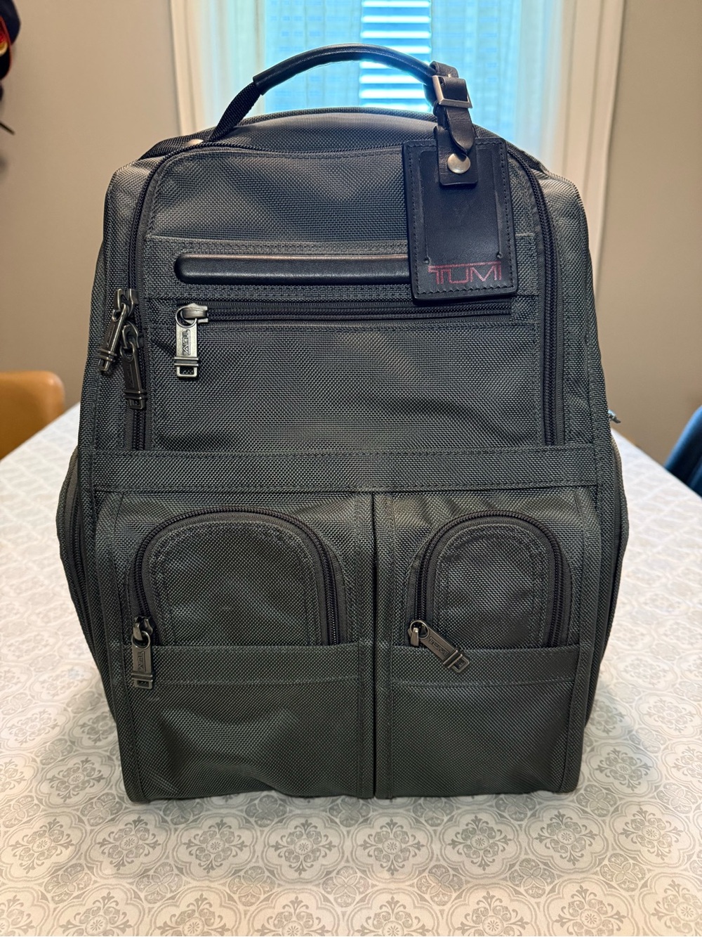 TUMI Compact Laptop Brief Pack Gray - Picture 3 of 15